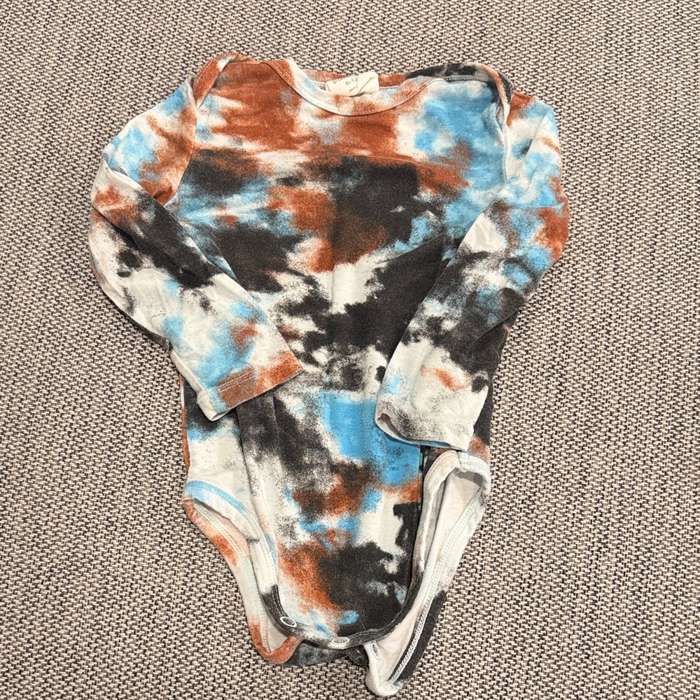 Colorful Tie-Dye Kids Bodysuit